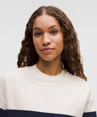 Lululemon Women's Steady State Oversized Pullover In White