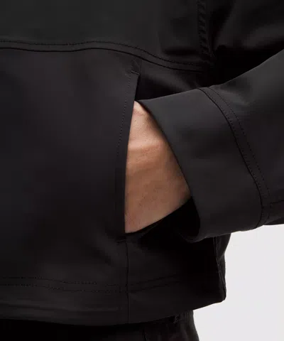 Lululemon Twill Collared Jacket In Black