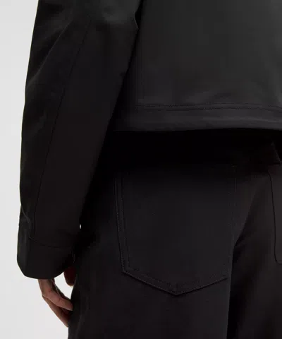 Lululemon Twill Collared Jacket In Black