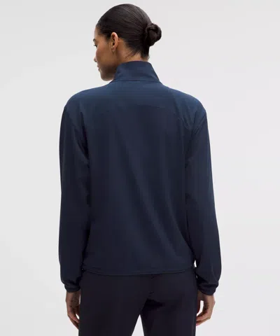 Lululemon Uv-protective Lightweight Half Zip In Blue