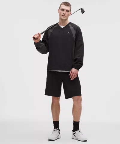 Lululemon Water-repellent Golf Pullover In Black