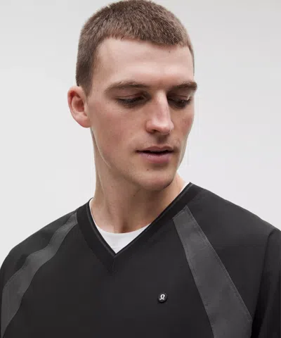 Lululemon Water-repellent Golf Pullover In Black