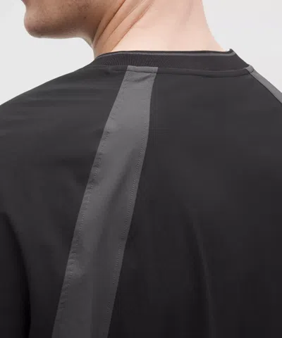 Lululemon Water-repellent Golf Pullover In Black