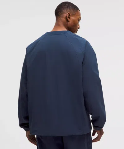 Lululemon Water-repellent Golf Pullover In Blue