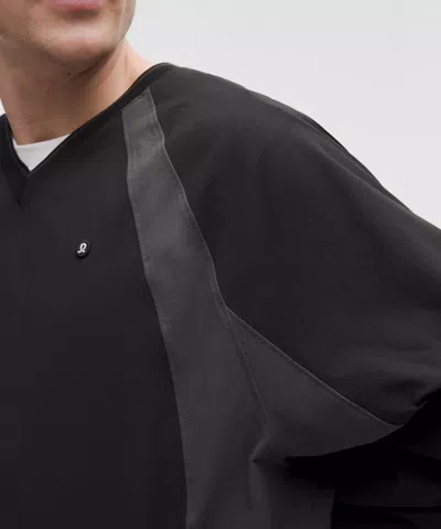 Lululemon Water-repellent Golf Pullover In Black