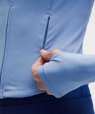 Lululemon Wunder Train Full-zip Jacket In Blue