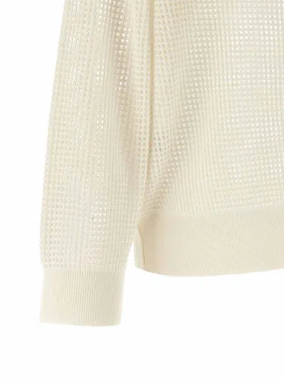Brunello Cucinelli Net Mesh In White