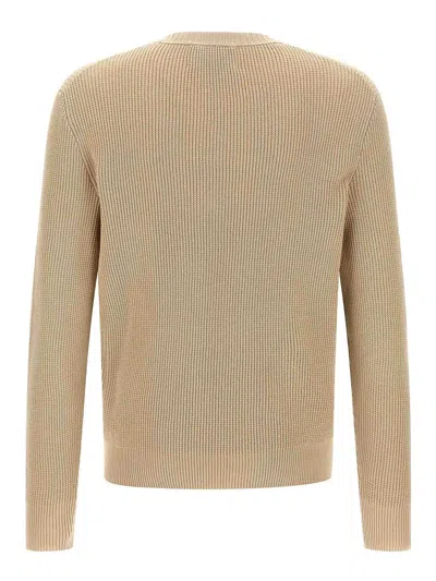 Ballantyne Argyle Pattern Sweater Sweaters And Cardigans Beige In Animal Print