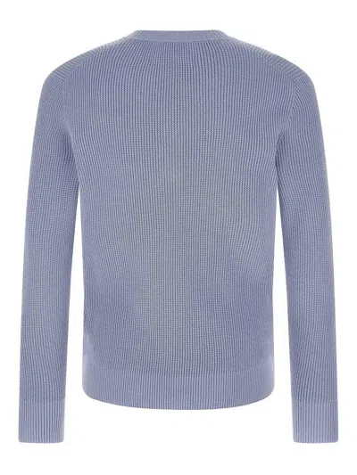 Ballantyne Argyle Pattern Sweater Sweaters And Cardigans Light Blue In Blue