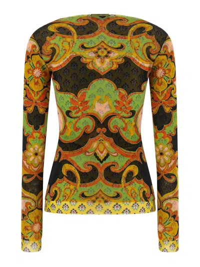 Etro Women Double-layer Mesh In White