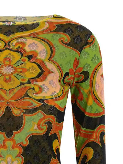 Etro Women Double-layer Mesh In White