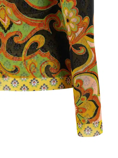 Etro Women Double-layer Mesh In White