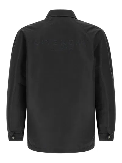 Givenchy Relaxed Fit Jacket Drawstring Hem In Black