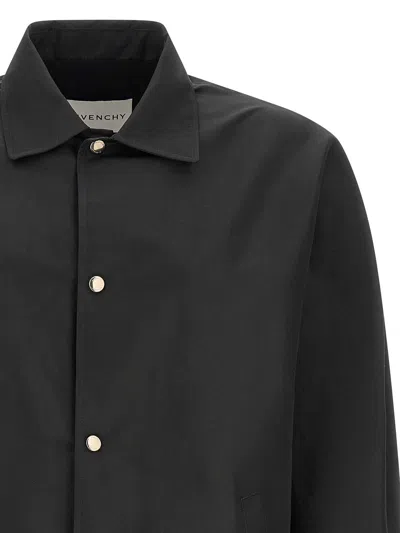 Givenchy Relaxed Fit Jacket Drawstring Hem In Black