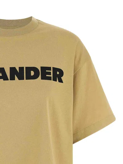 Jil Sander T-shirt In Brown