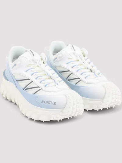 Moncler Trailgrip Sneakers In Technical Fabric And Mesh With Side Lettering Logo In Multi