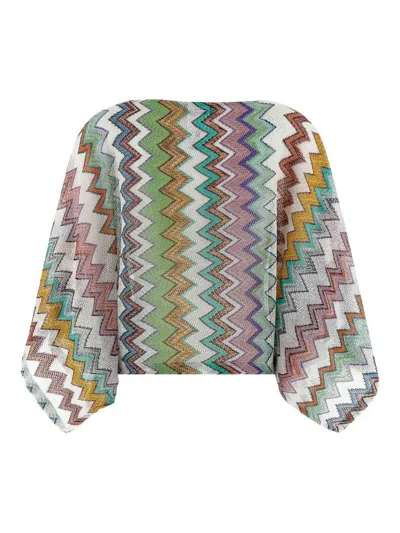 Missoni Zigzag Pattern Top In Multi