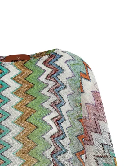 Missoni Zigzag Pattern Top In Multi