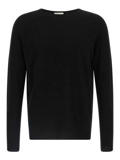 Ma'ry'ya Black Spongy Effect Sweater In Black