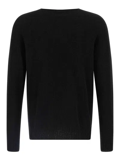 Ma'ry'ya Black Spongy Effect Sweater In Black