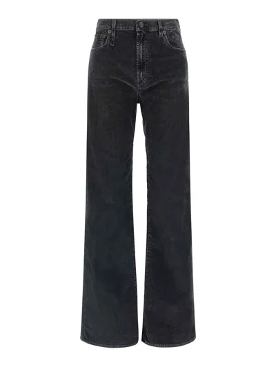 R13 Belt Loop Jeans In Black