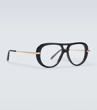 Loewe Logo Aviator Glasses In Pattern
