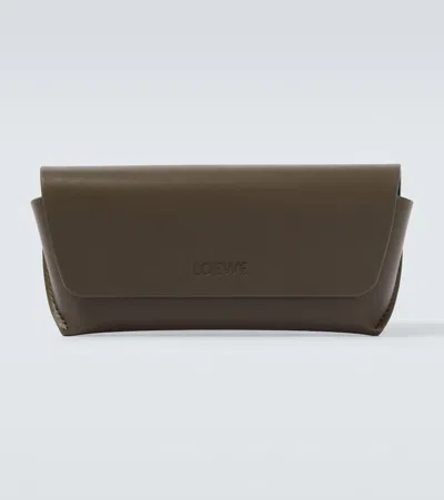 Loewe Logo Aviator Glasses In Pattern