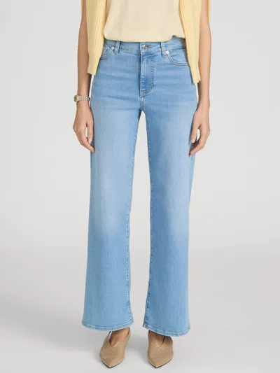 Frame Denim Le Slim Palazzo Honeymoon Jean In Blue