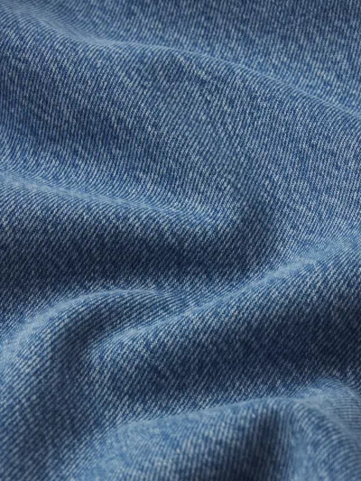 Frame The Loose Distressed Mid-rise Straight-leg Jeans In Blue