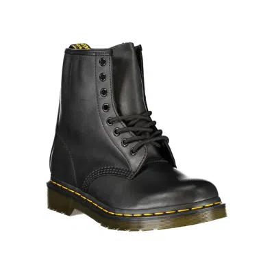 Dr. Martens Black Polyester Ankle In Black