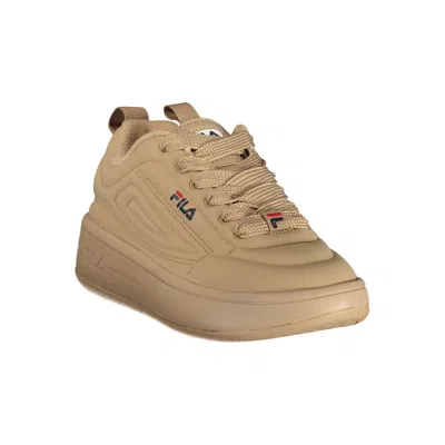Fila Brown Polyester Athletic Sneakers In Brown