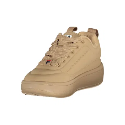 Fila Brown Polyester Athletic Sneakers In Brown