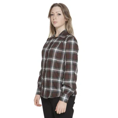 Gant Plaid Pattern Shirt In Brown