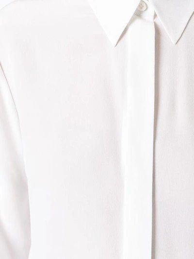 Shop Givenchy Waist-tie Shirt - White