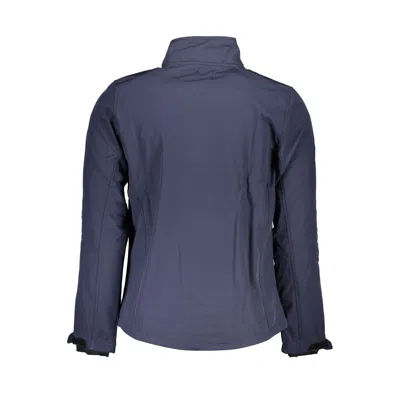 Gianmarco Venturi Blue Polyester Jackets & Coat In Blue
