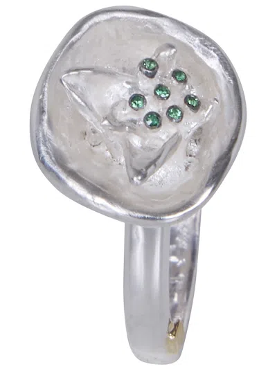 Rosa Maria Emerald Ring In Pattern