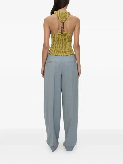 Christopher Esber Plinth Tailored Trousers In Blue