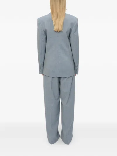 Christopher Esber Slashed Bikini Blazer In Blue