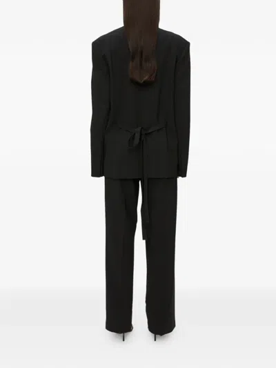 Christopher Esber Retract Shawl Blazer In Black