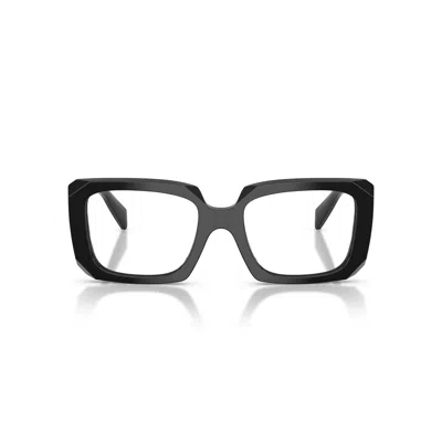Prada 0pr A03v Oversized Square Frame Sunglasses Crafted In Black