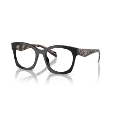 Prada A05v Vista Square Frame Eyeglasses In White