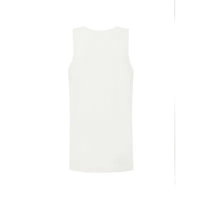 Jil Sander Cotton Gauze Tank Top In White