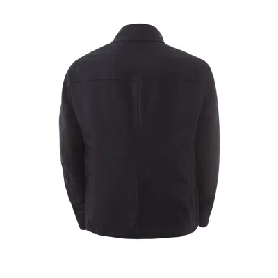 Lardini Blue Wool Men's Coat In Blue