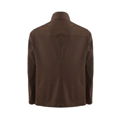 Lardini Blue Wool Men's Coat In Blue