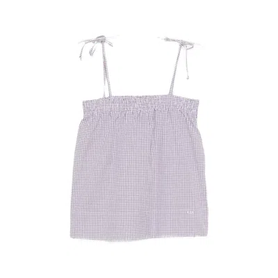 A.p.c. A. P.c. Checked Top In Pink