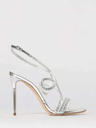Casadei Julia Josephine Sandal - Woman Sandals Silver. Silver 41 In White