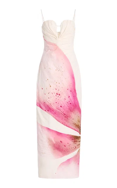 Significant Other Quentin Maxi Dress Petal Garden In White