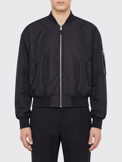 Entire Studios Black Broad Bomber Jacket  In Black
