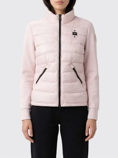 Blauer Pink Haskel Mandarin Collar Zippered Polyamide Down Jacket In Pink