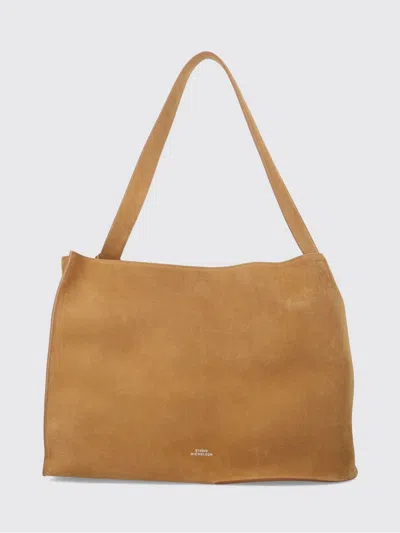 Studio Nicholson Suede Shoulder Tote Bag Rectangular Shape In Brown